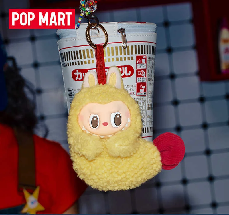 

New Popmart The Monsters Series Labubu Wacky Mart Headphone Case Trendy Kawaii Figurine Labubu Series Collection Kids Gift