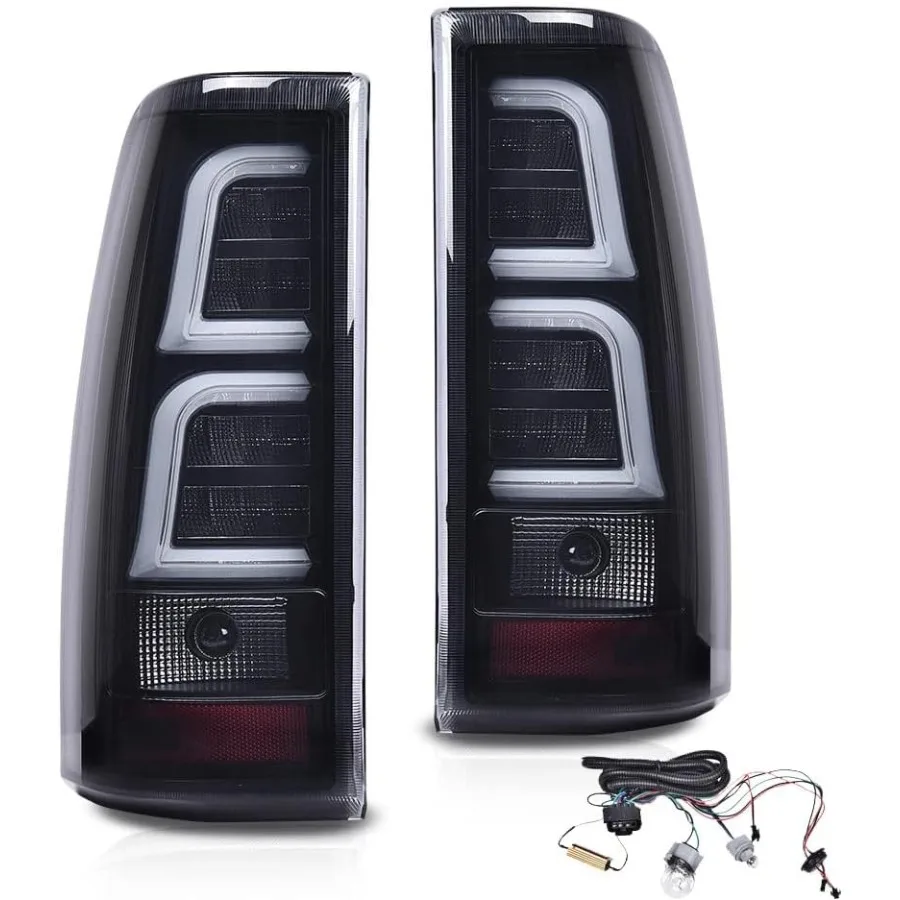 

Замена светодиодных задних фонарей для Chevrolet Silverado 20032006 с дымчатой линзой и встроенным жгутом проводов High Brightne