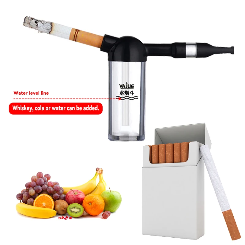 

High Quality Pocket Size Mini Pipe Water Filter Cigarette Smoking Pipe Hookah Filter Outdoor Tool Smoking Cigarette Accessories