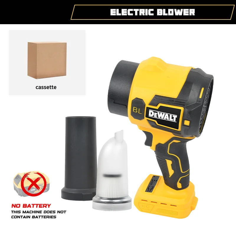 Dewalt Draadloze Turbofan Handheld Krachtige Fan Droger 20V Oplaadbare Stofblazer - afbeelding 2