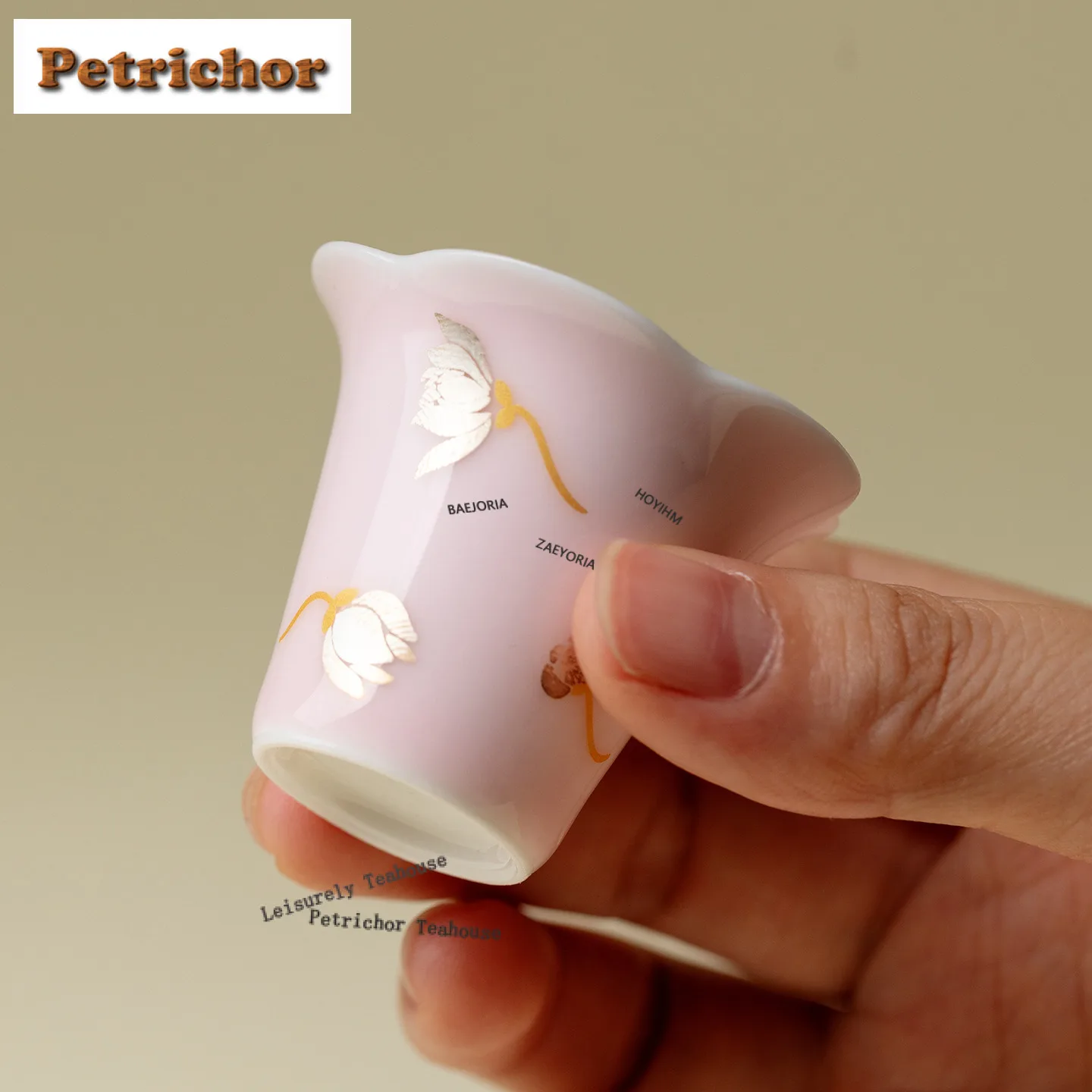 20ml Sakura Pink Silver Color Magnolia Flower Teacup Retro Tea Bowl Cute Cup Tea-tasting Smelling Cup Chazhan Master Cups Cha