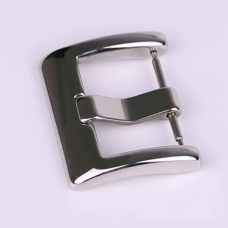 FUYIJIA Luxury Custom M-ONTBLANC Pin Buckle 20MM Belt Clasp Exquisite Polishing And Grinding 316L Stainless Steel Needle Buckle