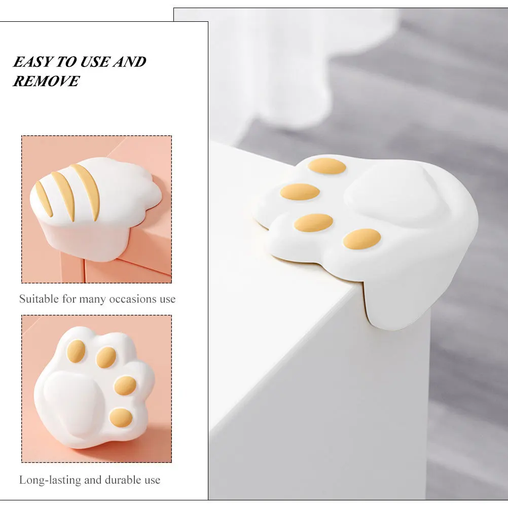 4 قطعة المضادة للتصادم ركن الحرس سيليكون الطفل التدقيق الوفير للأثاث الجدول حواف حماة سلامة المنزل #1