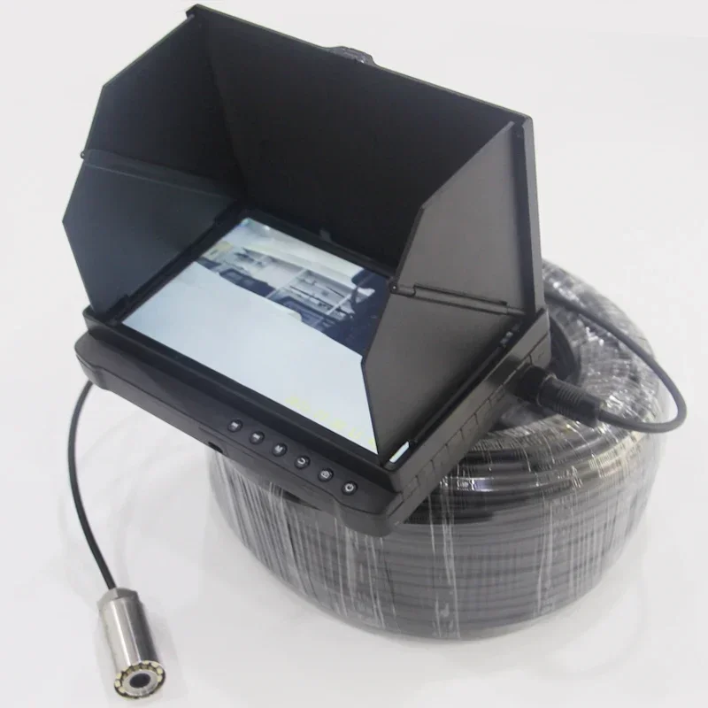 2MP 7inch 316L Anti-corrosion Underwater Endoscope Camera DVR System for Chimney/Gutter/Well Drill Inspction