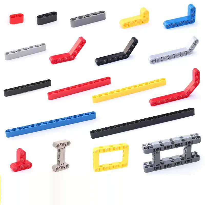 

MOC Technical Liftarm Beams Bricks DIY Assembles Particles 32348 Modified Bent Brick Educational 39793 39790 Construction Toys