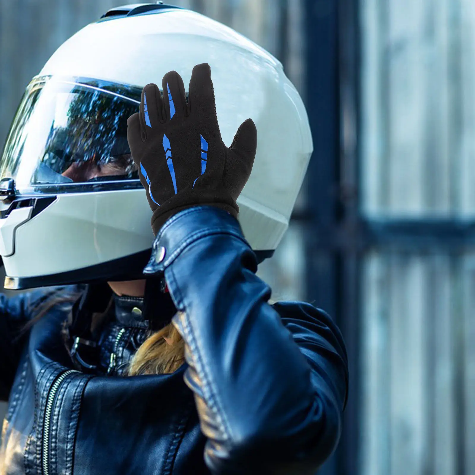 

Термостойкие мотоциклетные перчатки для зимы, ветрозащитные, водонепроницаемые, с сенсорным экраном, полнопалые, для езды на мотоцикле, велосипеде, вождения, катания на лыжах