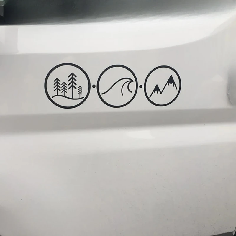 Car stickers make your car fun, very handsome, and can be customized for waterproof and sun protection