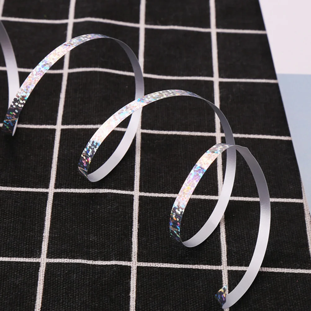 

4Pcs Balloon Cable Ties Plastic Curling Ribbon Wrapped Spool Gift Wrapping Party Supplies Decorative Coloured Ribbon