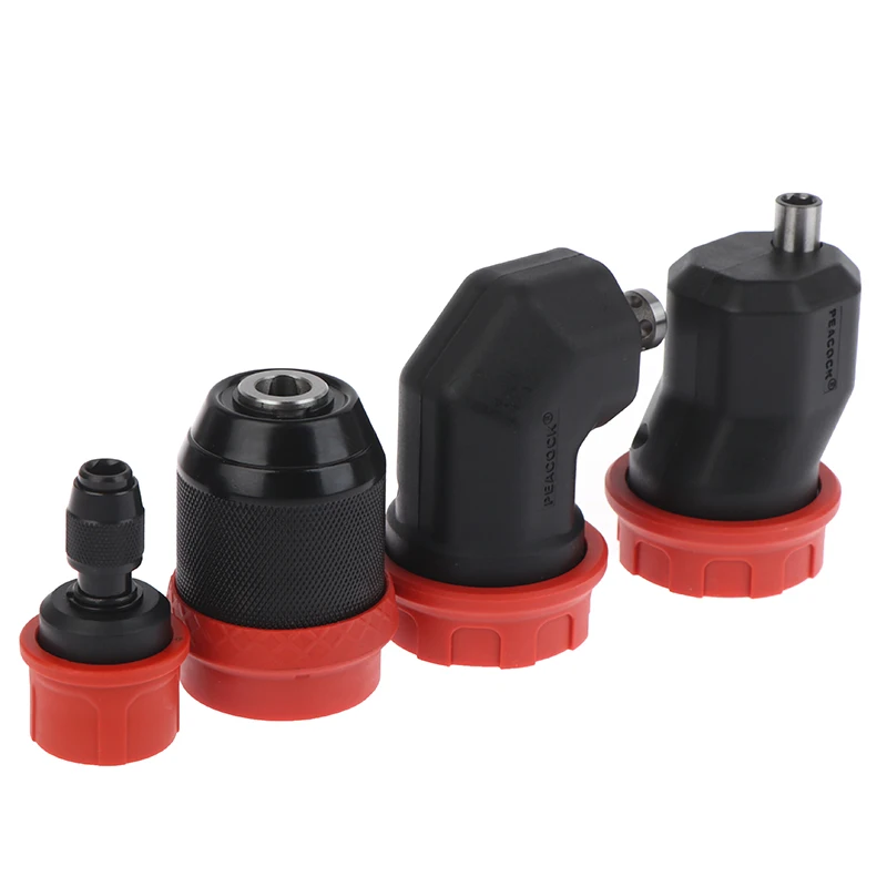 Portabrocas de conversión de taladro de liberación rápida, 1 unidad, para brocas hexagonales de 6,35mm, Compatible con taladros eléctricos con cable y inalámbricos