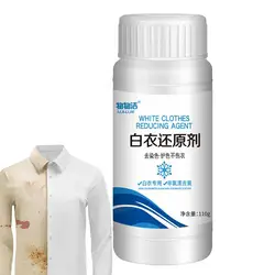 Laundry Bleach Clothes Brightener High Efficiency Enzyme Odor Removal Stain Remover for White Shirt Dress Sheets Fabric Whitener