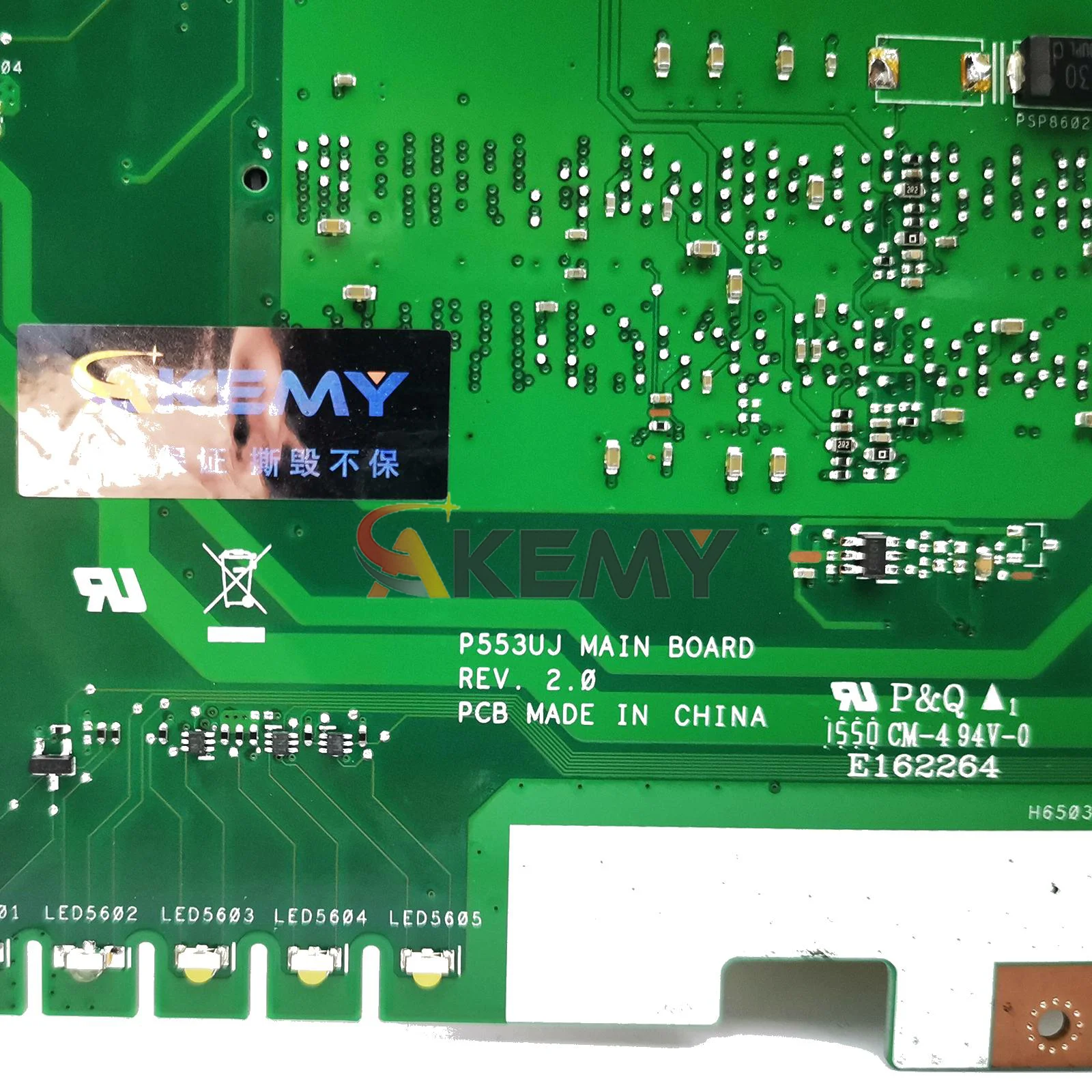 ASUS ProArt P553UJ PX553U RPO553U PE553U P553Uノートパソコン用マザーボード P553UJ、I3 I5 I7 CPU搭載、100%テスト済み、OK