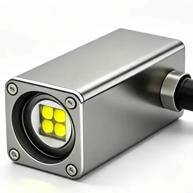 FD LL 052A 50W 5000lm Compact Square Underwater LED Light 300m Rated Depth 316L Stainless Steel Subsea Light for ROV