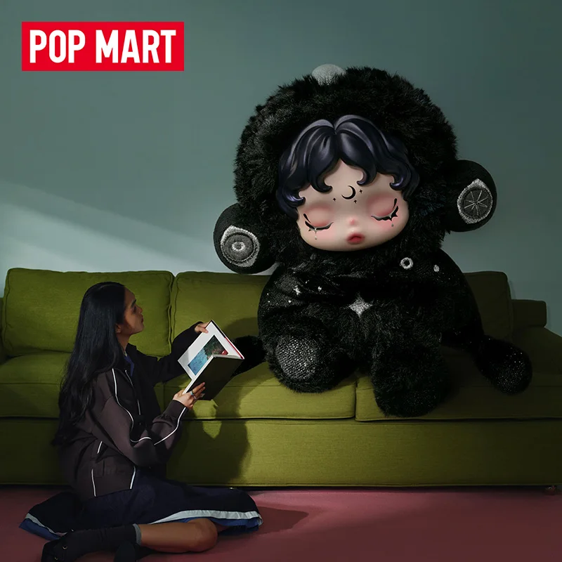 Popmart – boîte mystère originale Skullpanda Sleepless série théâtre, boîte aveugle en peluche en vinyle, pendentif, cadeaux d'halloween pour filles