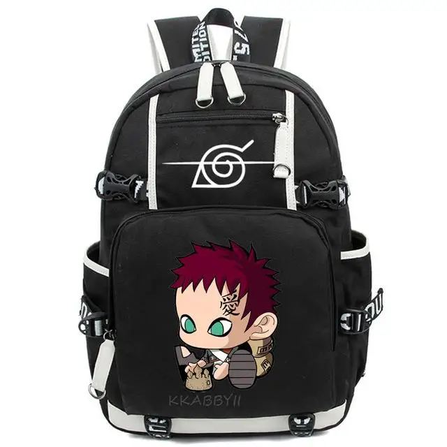 Naruto Kakashi Hokage Sharingan Backpack USB Charge Teenagers Travel Casual School Bags Notebook Backpack