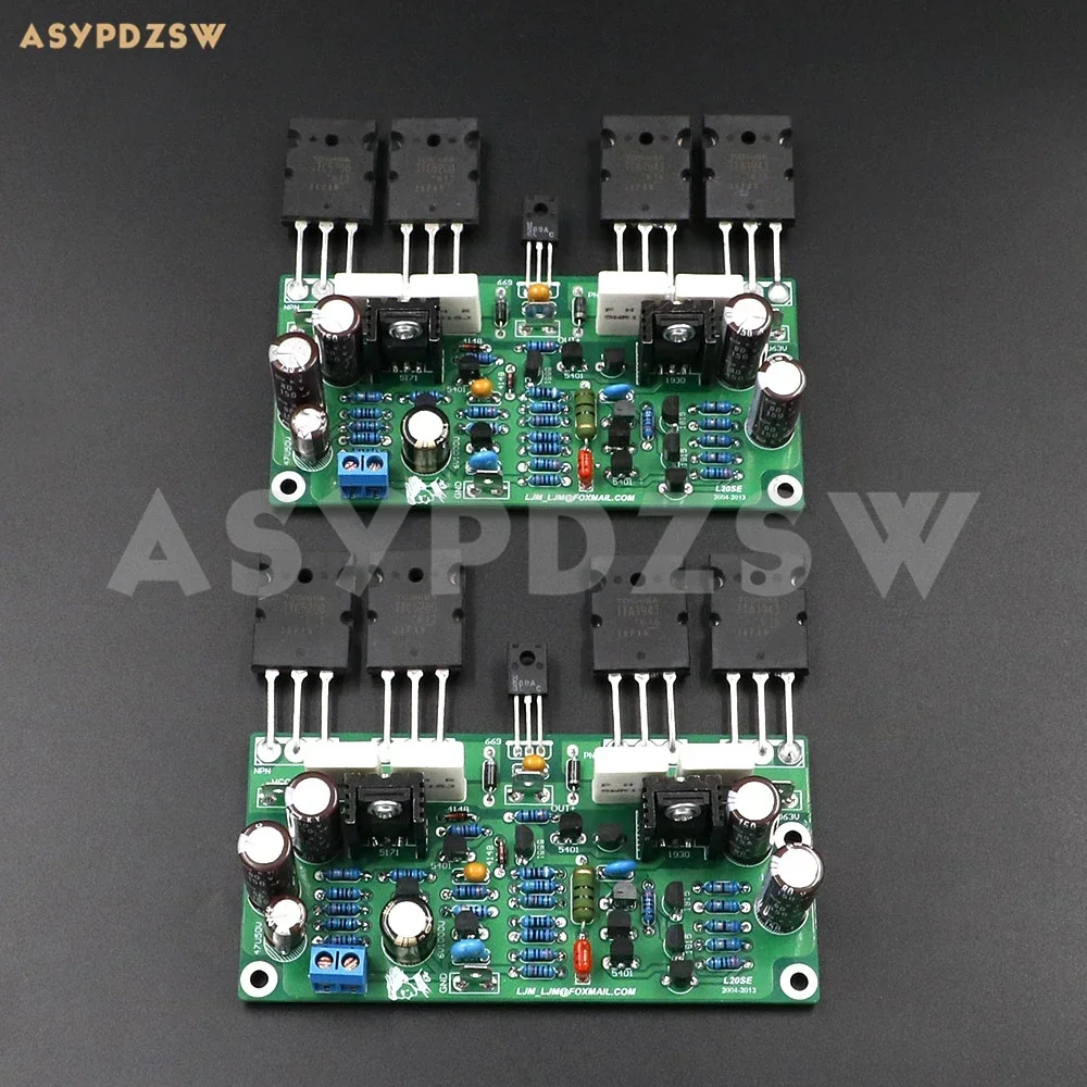2 CH สเตอริโอ L20 SE TTA1943 TTC5200 ทรานซิสเตอร์เครื่องขยายเสียง 350W + 350W ชุด DIY/บอร์ด