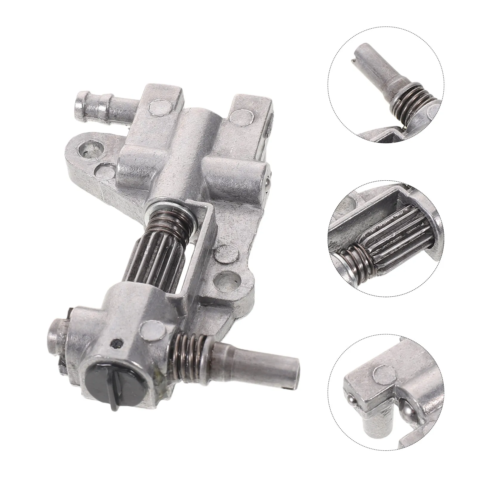 1Set Chainsaw Oil Pump Kit Universal Chainsaw Oiler Parts Automatic Chain Oiler Bar Oil Lubrication Logging Saw Maintenance