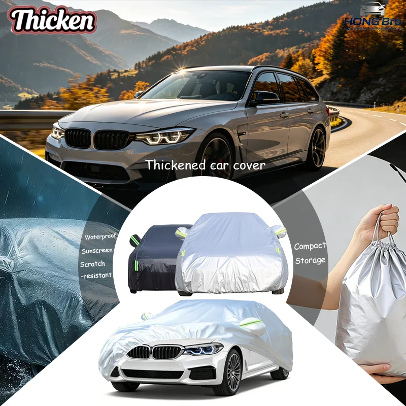 

For BMW 3 Series M3 Touring Estate E46 Full Car Cover Oxford Cloth, Outdoor Sun & UV Protection, Rain/Snow/Dust