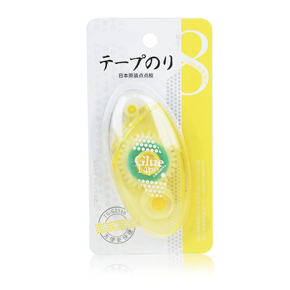 Glue Tape 8mm Width Premium Materials Strong Adhesion Easy Application Sealing Letters Scrapbooking DIY Work Adorable