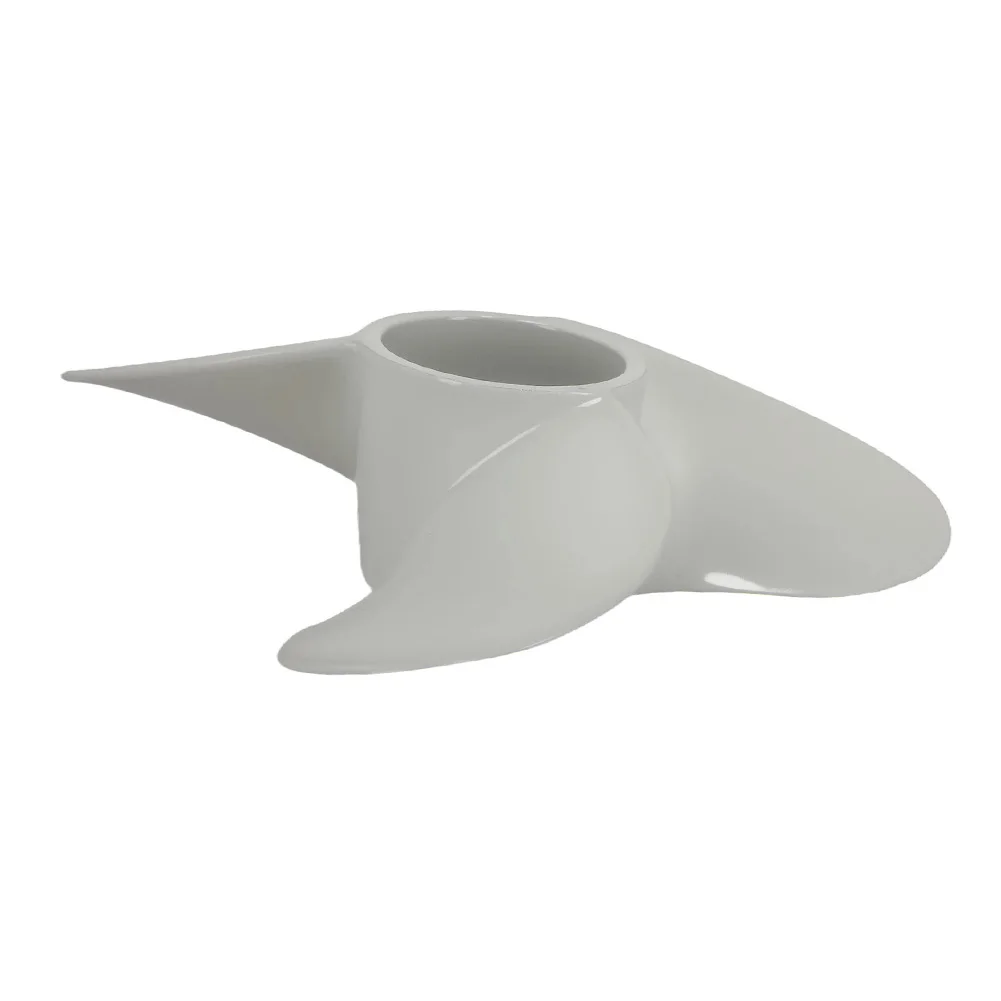 Aluminum Alloy Boat Propeller 7.5 Dia x 7 Pitch RH Rotation 3 Blade for Parsun Makara Outboard Motors 4HP to 6HP