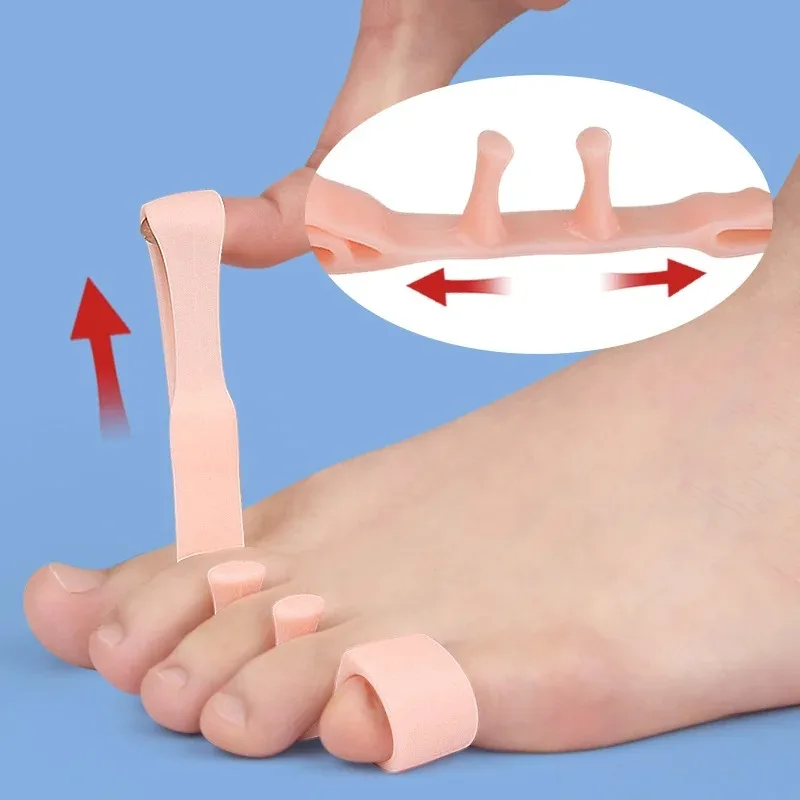 1 Pair Silicone Bunion Corrector Toe Separator Hallux Valgus Orthopedic Big Toe Protector