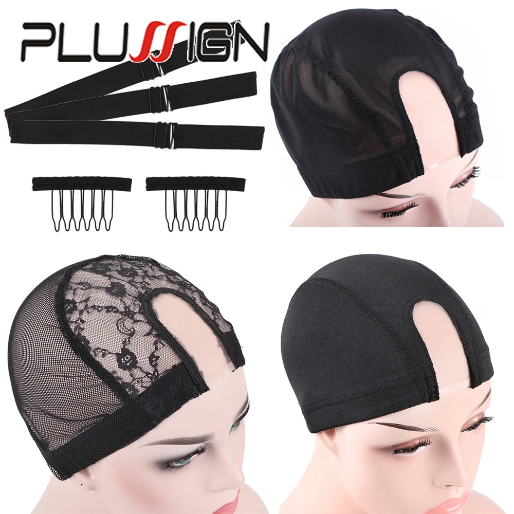 

Black Wig Cap For Making Wigs Stretch Dome Style Wig Cap With Small Holes And Mono Net For Men Women Wig Making Supplies Set