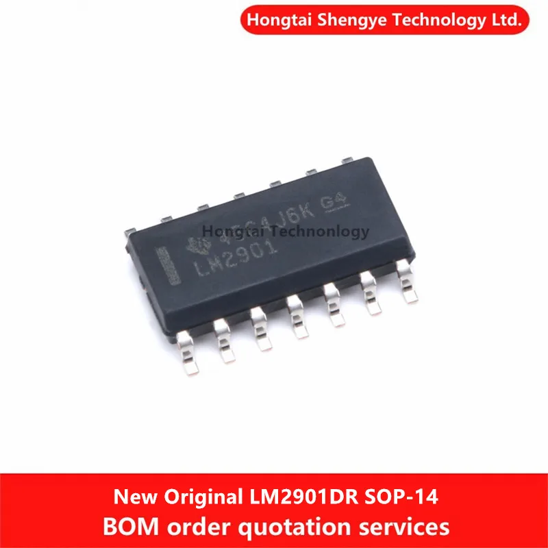 Nowy oryginalny LM2901 SOP-14 LM2901DR LM2901N DIP-14 Quad Voltage Comparator IC Chip