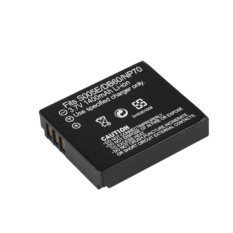1400MAh 3.7V untuk Baterai CGA-S005 DMW-BCC12FNP-70 Baterai Lithium Kamera Isi Ulang Kapasitas Besar