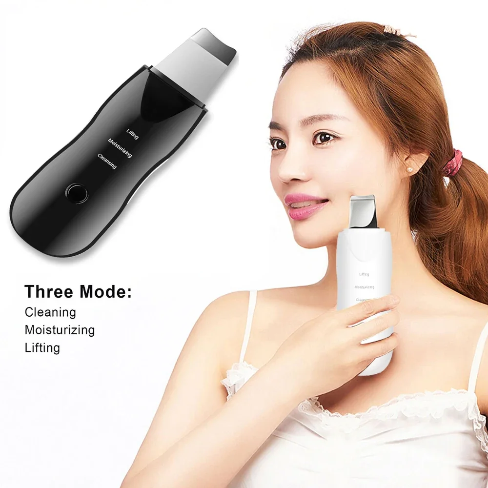 Trillingen Gezicht Huid Scrubber Mee-eter Remover Facial Pore Cleaner Gezicht Lifting Diep Schoon Gezicht Huid Tool Trillingen Gezicht Spatel