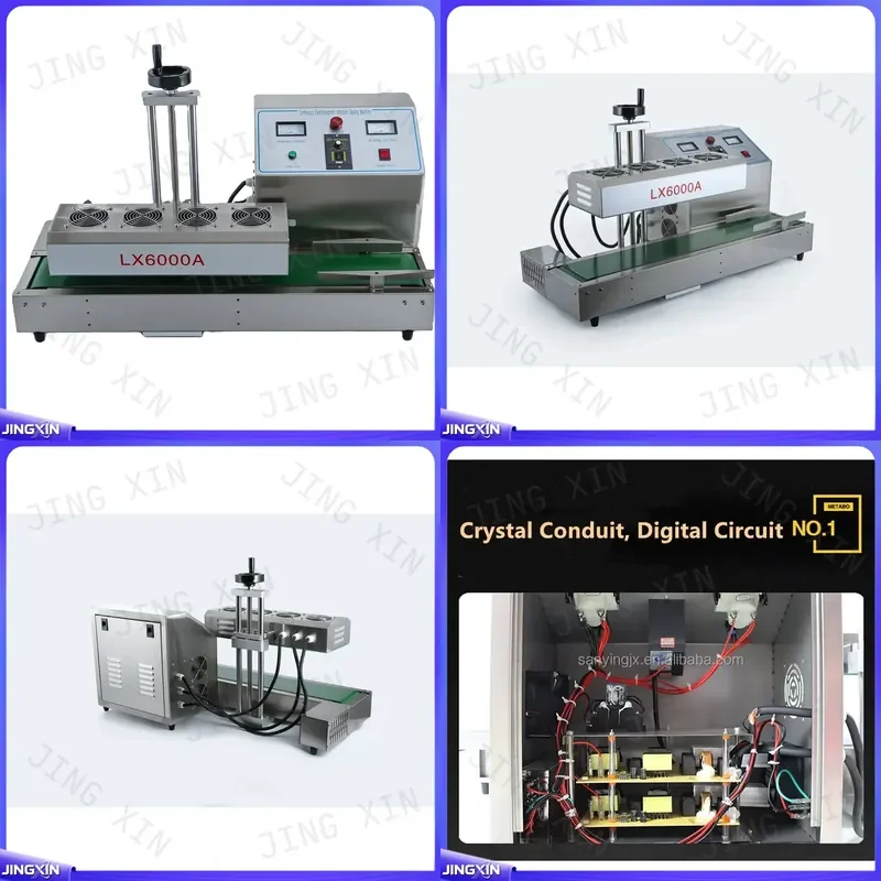 custom for 6000A Electric Heat Sealing Machine Continuous Induction Sealer for Plastic Bags Automatic Packaging Tool