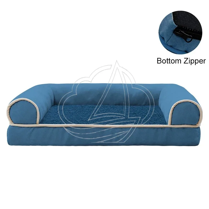 

Winter Warm Pet Dog Bed Sofa Deep Sleep Memory Foam Soft Plush Mat for Medium Large Dogs