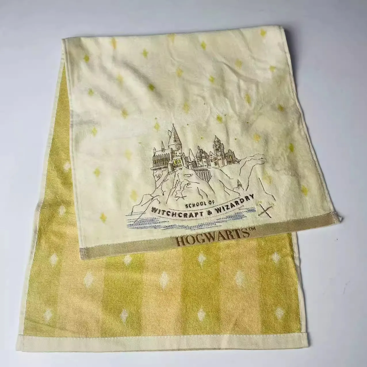 Toalla de algodón Harried Potter de 76x34cm, toalla facial súper suave para lavado de manos y baño en casa