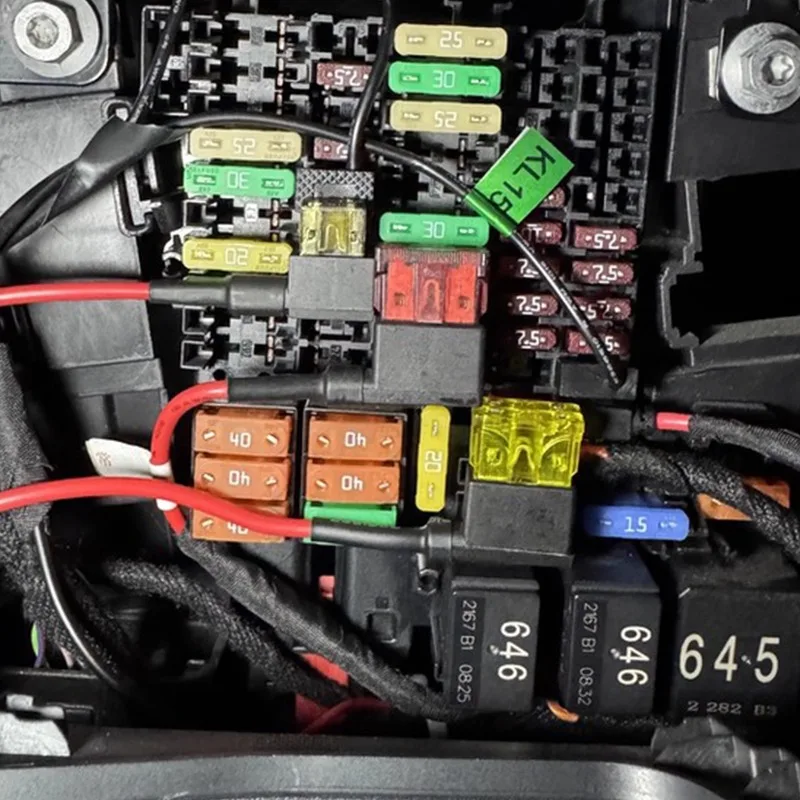 20/5 Stuks Zekering Tap Add-A-Circuit Adapter Houder Niet-destructieve Installatie Blade Zekeringkast Power splitter Voor Auto Vrachtwagen Boot