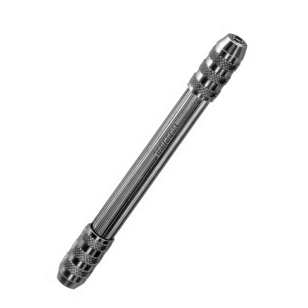 Bergeon 5679 Holder Pin Vise Handle With 2 Chucks Opening 0-1.5/1.9-3 mm