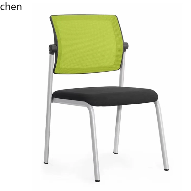 ZML Comfortable Long Sitting Conference Chair Without Armrests Backrest Chair Computer Office Desk Chair