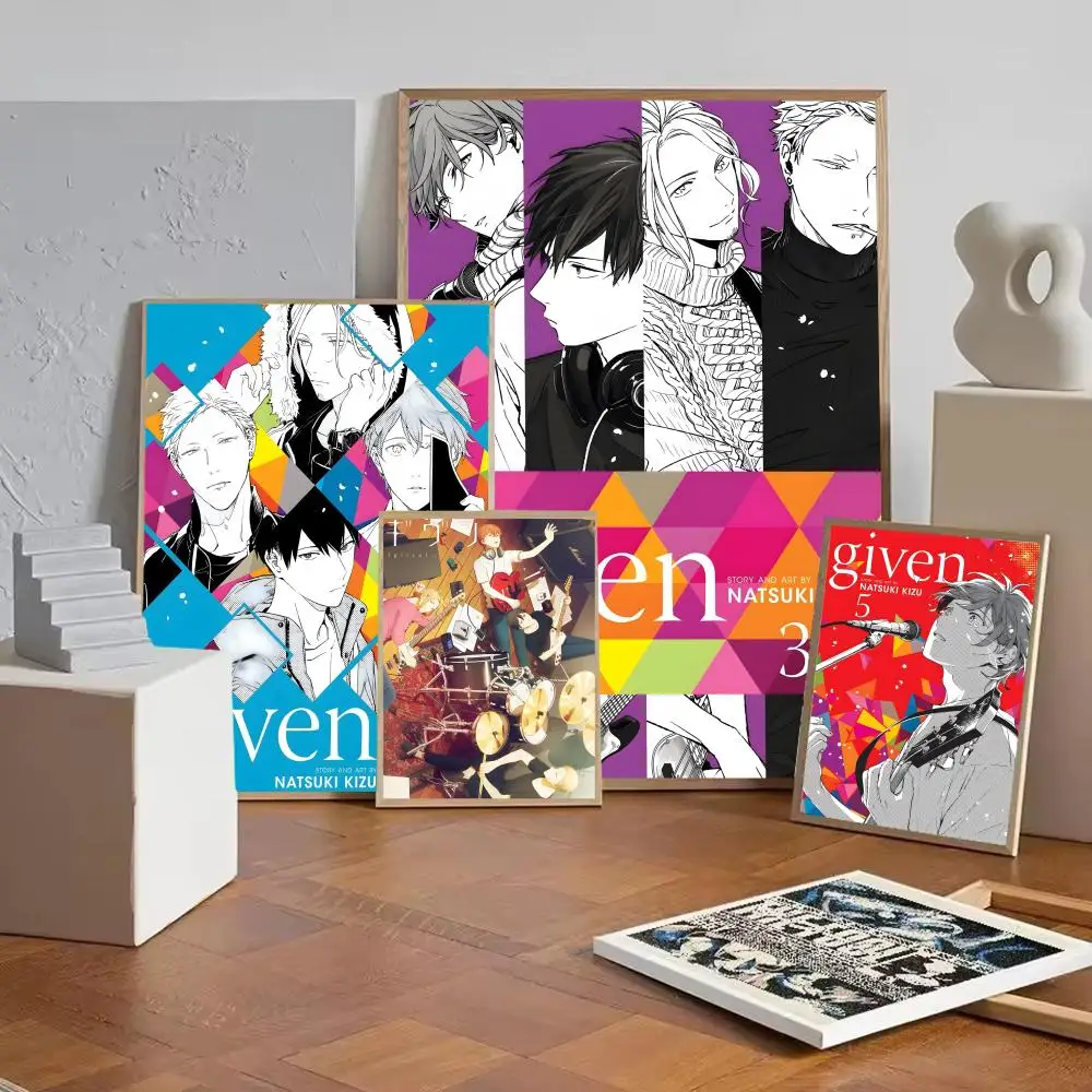Anime G-Given Poster Wall art print art suitable for living room bedroom bar parlor home decor gift