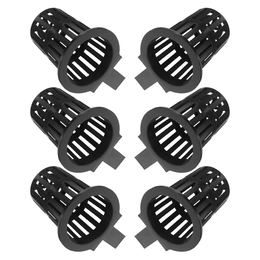 

6pcs Aquarium Plant Holder Hydroponic Baskets Wall-Mounted Hanging Planting Basket For Vertical Gardening Fish Tank Decoration