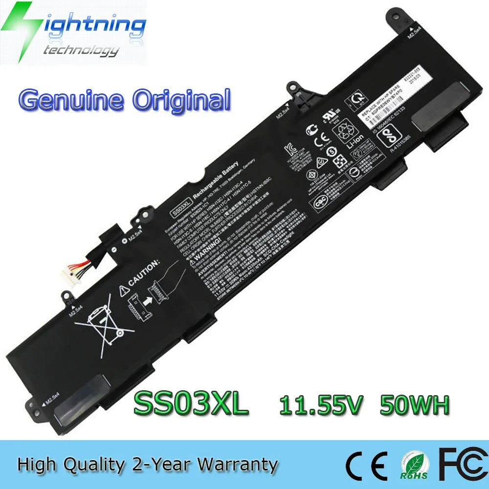 

Brand New Genuine Original SS03XL 11.55V 50Wh Laptop Battery for HP EliteBook 840 G5 G6 730 735 740 G5 ZBook 14U G5 Mobile 93332