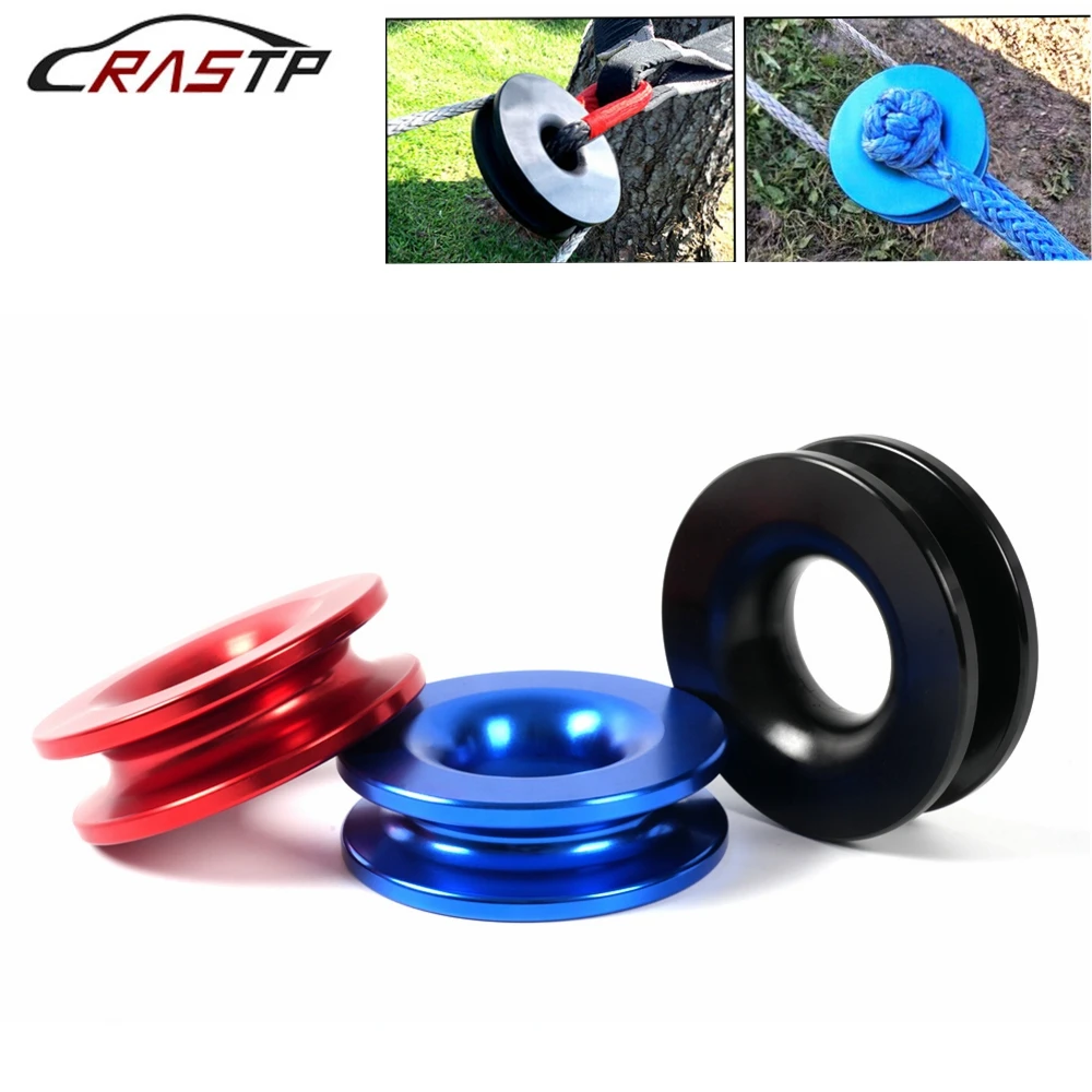 RASTP-Winch Snatch Recovery Ring 41000lb Snatch Block Ring Snatch-Ring For 3/8 1/2