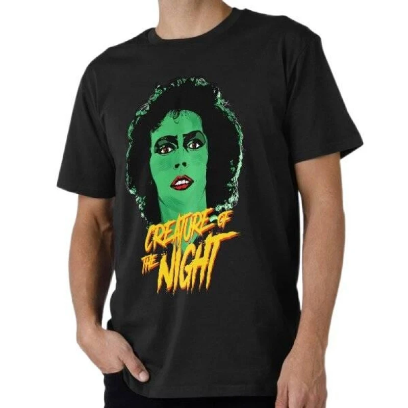 

Gothic Horror Film Rocky horror picture show movie Gift T Shirt 0612 Frank-N-Furter Print Graphic clothes US Size tops S-6XL