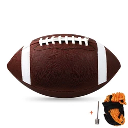 New American football soccer rugby association football footy ball Standard size 9 Sports football for men women children