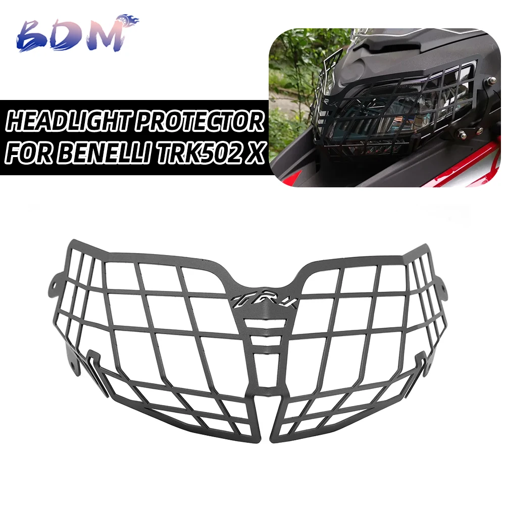 TRK502 X Headlight Protector For BENELLI TRK502X TRK 502 2018-2023 Motorcycle Accessories Head Light Grille Grill Guard Cover