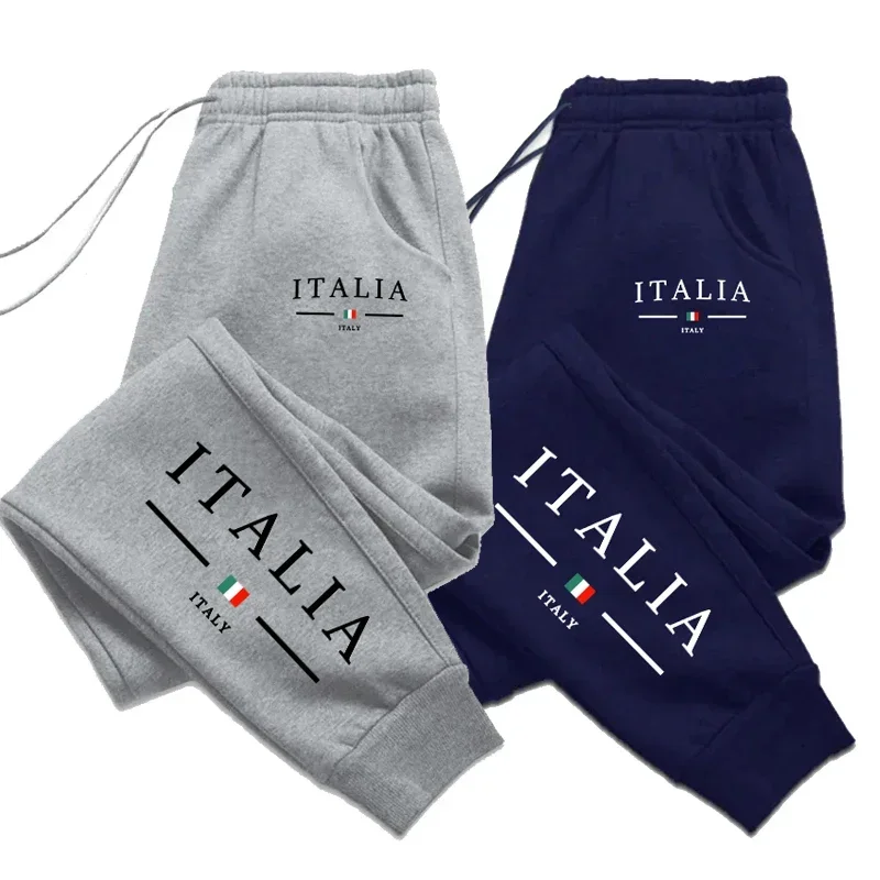 

New Mens Sweatpants Printing Casual Trousers Outdoors Fitness Sports Jogging Mens Pants Autumn Winter Hip-Hop Running Streetwear