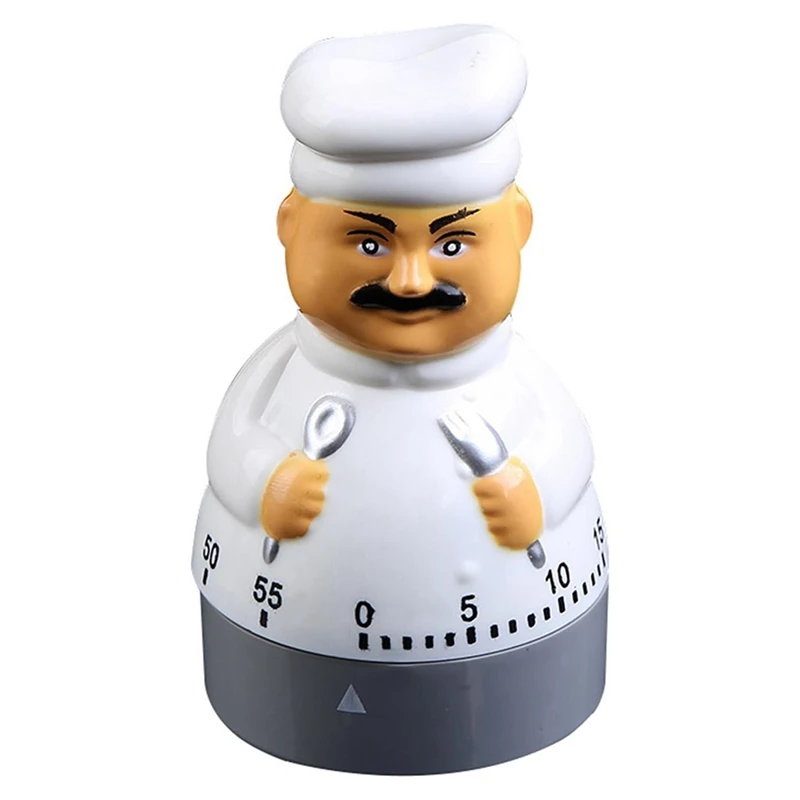 1 Piece Egg Timer Short-Term Alarm Clock, As Shown Plastic+Metal Cooking Baking Mechanical Countdown Timer Cooking Timer