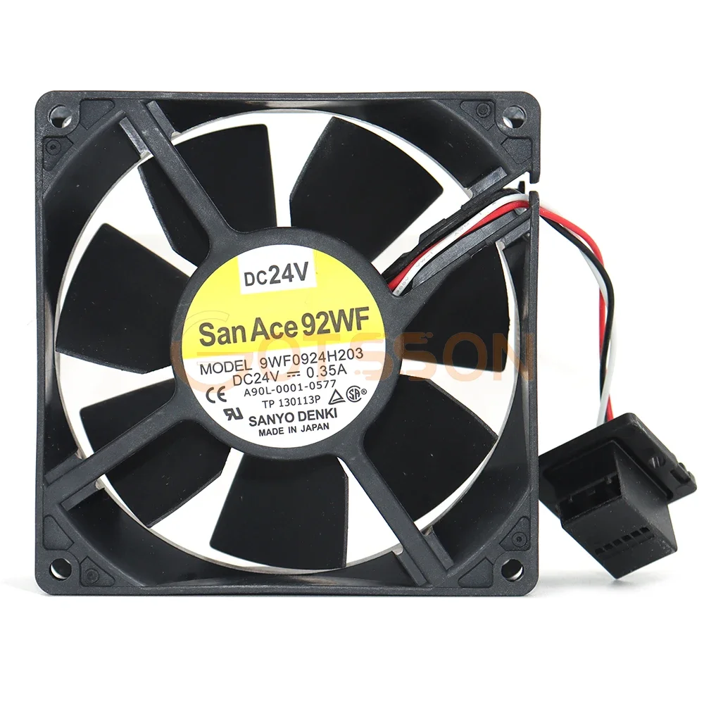 

+New 9cm for 9WF0924H203 A90L-0001-0577 DC 24V 0.35A Fanuc System Special Cooling Fan