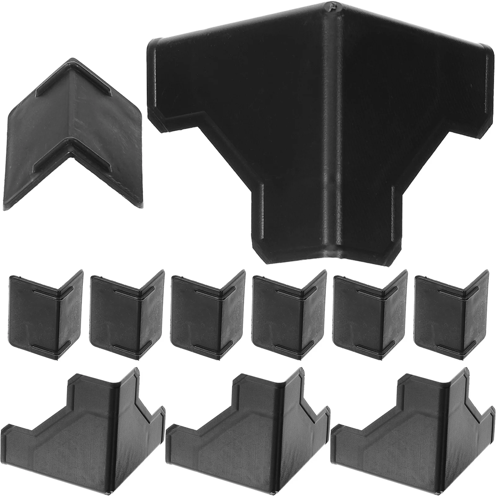 100Pcs Paper Box Corner Protectors Heavy Duty PP Material Table Edge Safety Bumpers for Furniture Protection Corner Guards