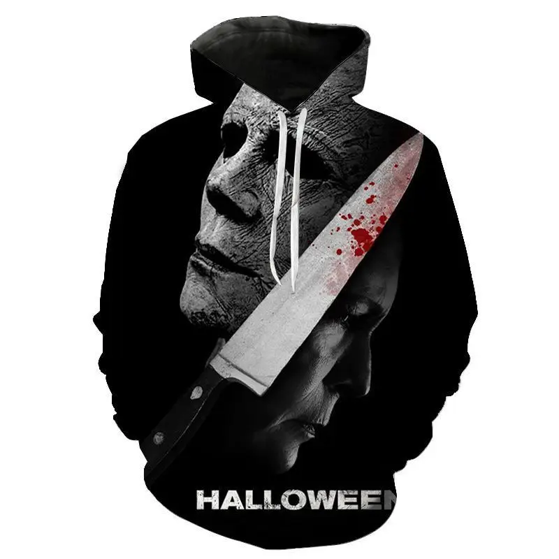 Michael Myers 3D Printed Hoodies Men Women Children Fashion Long Sleeve Boy Girl Kids Sweatshirts Streetwear Clothes