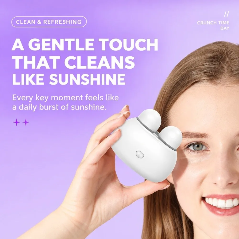 Portable Ultrasonic Contact Lens Cleaner Blue Light Cleaning Rechargeable Contact Lens Cleaning Automatic Contact Lens Washer