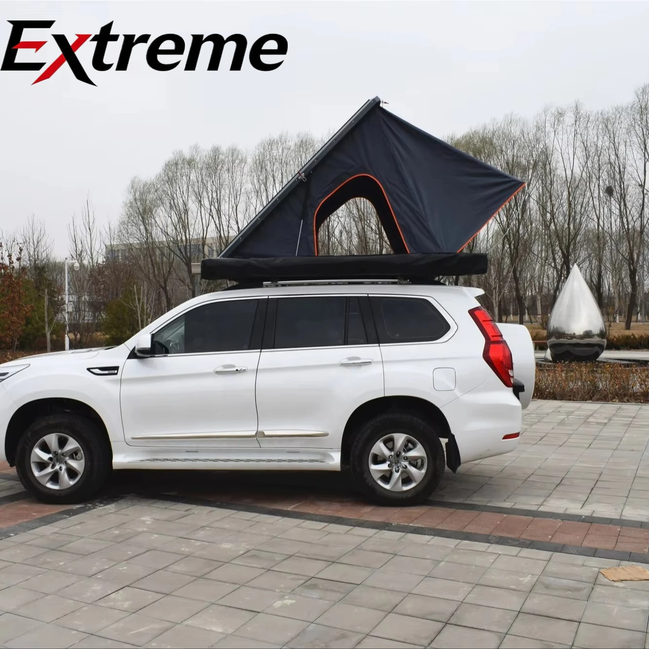 Manufacture  Travel  Hard Top Shell Aluminum Roof Top Above the Vehicle-mounted Tents