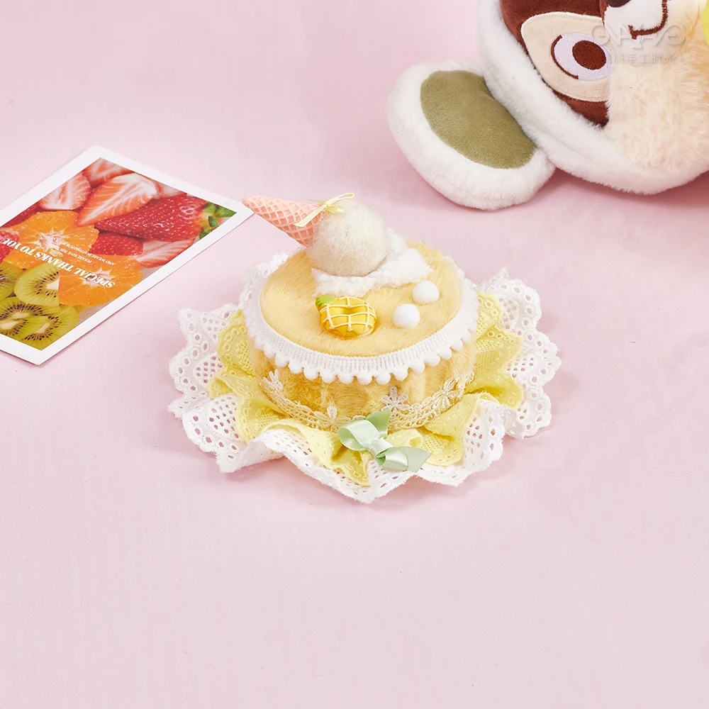 Originale fatto a mano Lolita element dessert Cake accessorio per capelli cioccolato tornante Lolita dessert top hat copricapo