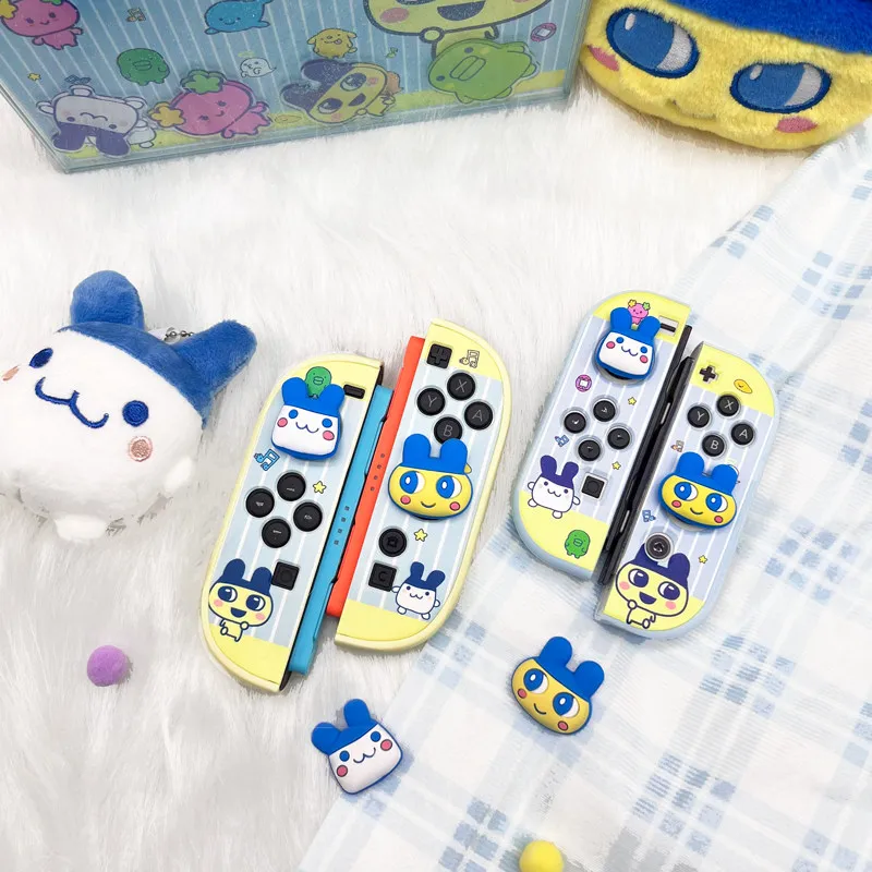 Kawaii Cartoon Tamagotchi Protective Case for Nintendo Switch 2 Shockproof Soft Shell Joystick Caps for PS5 PS4 Xbox Switch Pro - view 2
